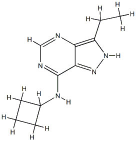 1H-Pyrazolo[4,3-d]pyrimidin-7-amine,N-cyclobutyl-3-ethyl-(9CI) CAS#: 790666-57-8