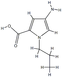 1H-Pyrrole-2-carboxylicacid,4-amino-1-propyl-(9CI) CAS#: 750542-10-0