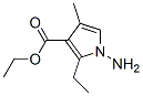 1H-Pyrrole-3-carboxylicacid,1-amino-2-ethyl-4-methyl-,ethylester(9CI) CAS#: 77588-66-0