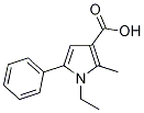 1H-Pyrrole-3-carboxylicacid,1-ethyl-2-methyl-5-phenyl-(9CI) CAS#: 724744-76-7