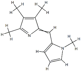 1H-Pyrrole,1-methyl-2-[(3,4,5-trimethyl-2H-pyrrol-2-ylidene)methyl]-(9CI) CAS#: 774526-97-5