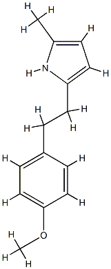 1H-Pyrrole,2-[2-(4-methoxyphenyl)ethyl]-5-methyl-(9CI) CAS#: 780754-74-7