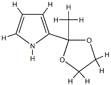 1H-Pyrrole,2-(2-methyl-1,3-dioxolan-2-yl)-(9CI) CAS#: 750559-12-7