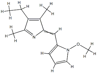 1H-Pyrrole,2-[(4-ethyl-3,5-dimethyl-2H-pyrrol-2-ylidene)methyl]-1-methoxy-(9CI) CAS#: 725677-25-8