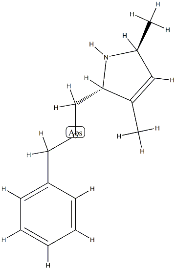 1H-Pyrrole,2,5-dihydro-3,5-dimethyl-2-[(phenylmethoxy)methyl]-,(2R,5S)-rel-(9CI) CAS#: 799789-88-1