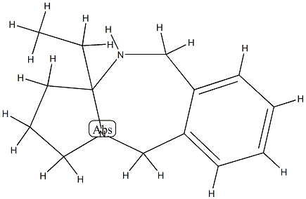 1H-Pyrrolo[1,2-b][2,4]benzodiazepine,3a-ethyl-2,3,3a,4,5,10-hexahydro-(9CI) CAS#: 738523-30-3