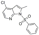 1H-Pyrrolo[2,3-b]pyridine, 4-chloro-2-Methyl-1-(phenylsulfonyl)- CAS#: 744209-64-1