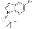 1H-Pyrrolo[2,3-b]pyridine, 5-bromo-1-[(1,1-dimethylethyl)dimethylsilyl]- CAS#: 754214-54-5
