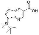 1H-Pyrrolo[2,3-b]pyridine-5-carboxylic acid, 1-[(1,1-dimethylethyl)dimethylsilyl]- CAS#: 754214-41-0