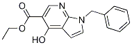 1H-Pyrrolo[2,3-b]pyridine-5-carboxylic acid, 4-hydroxy-1-(phenylMethyl)-, ethyl ester CAS#: 796032-98-9