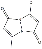 1H,5H-Pyrazolo[1,2-a]pyrazole-1,5-dione-3-d,  7-methyl-  (9CI) CAS#: 78901-42-5
