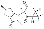 (1R,3S,6S)-3-[(1S,2S,5S)-1,2,3,4,5,6-Hexahydro-2,5-dimethyl-3-oxopentalen-1-yl]-3,7,7-trimethylbicyclo[4.1.0]heptane-2,4-dione CAS#: 77820-41-8