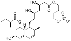 1S,2S,6S,7,8S,8AR-HEXAHYDRO-BETA,DELTA,6-TRIHYDROXY-2-METHYL-8-[(2S)-2-METHYL-1-OXOBUTOXY]-4-(NITROOXY)BUTYL ESTER, 1-NAPHTHALENEHEPTANOIC ACID CAS#: 733034-46-3