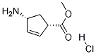 (1S,4R)-Methyl 4-aminocyclopent-2-enecarboxylate hydrochloride ,99% [ee:99%] CAS#: 77745-25-6