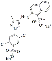 2-[[1-(2,5-Dichloro-4-sulfophenyl)-3-methyl-1H-pyrazol-4-yl]azo]-1-naphthalenesulfonic acid disodium salt CAS#: 73287-66-8
