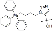 2-[1-[4-(Triphenylplumbyl)butyl]-1H-1,2,3-triazol-5-yl]-2-propanol CAS#: 73826-06-9