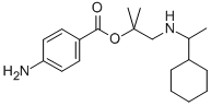2-(1-Cyclohexylethylamino)-1,1-dimethylethyl=p-aminobenzoate CAS#: 73698-73-4