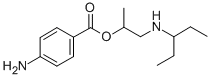 2-(1-Ethylpropylamino)-1-methylethyl=p-aminobenzoate CAS#: 73713-54-9
