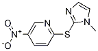 2-(1-Methyl-1H-imidazol-2-ylsulfanyl)-5-nitro-pyridine CAS#: 79134-12-6
