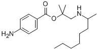 2-(1-Methylheptylamino)-1,1-dimethylethyl=p-aminobenzoate CAS#: 73713-53-8