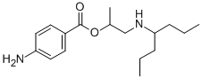 2-(1-Propylbutylamino)-1-methylethyl=p-aminobenzoate CAS#: 73713-50-5