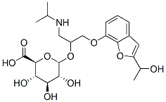 2-(1-hydroxyethyl)-7-(2-hydroxy-3-isopropylaminopropoxy)benzofuran glucuronide CAS#: 72142-73-5