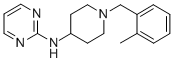 2-((1-(o-Methylbenzyl)-4-piperidyl)amino)pyrimidine CAS#: 76167-65-2