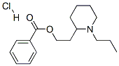 2-(1-propyl-2-piperidyl)ethyl benzoate hydrochloride CAS#: 78219-40-6