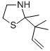 2-(1,1-Dimethylallyl)-2-methylthiazolidine CAS#: 75606-47-2