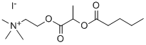 2-(2-((1-Oxopentyl)oxy)-1-oxopropoxy)-N,N,N-trimethylethanaminium iodi de CAS#: 73231-80-8