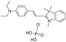 2-[2-[4-(diethylamino)phenyl]vinyl]-1,3,3-trimethyl-3H-indolium dihydrogen phosphate CAS#: 75535-16-9