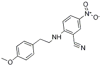 2-{[2-(4-methoxyphenyl)ethyl]amino}-5-nitrobenzonitrile CAS#: 785707-50-8