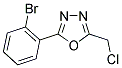 2-(2-BROMO-PHENYL)-5-CHLOROMETHYL-[1,3,4]OXADIAZOLE CAS#: 733044-96-7