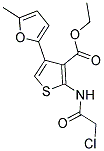 2-(2-CHLORO-ACETYLAMINO)-4-(5-METHYL-FURAN-2-YL)-THIOPHENE-3-CARBOXYLIC ACID ETHYL ESTER CAS#: 736960-88-6