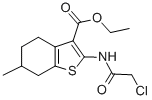 2-(2-CHLORO-ACETYLAMINO)-6-METHYL-4,5,6,7-TETRAHYDRO-BENZO[B]THIOPHENE-3-CARBOXYLIC ACID ETHYL ESTER CAS#: 76981-87-8