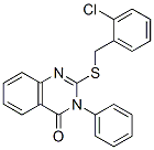 2-[(2-Chlorobenzyl)thio]-3-phenylquinazolin-4(3H)-one CAS#: 74333-00-9
