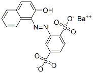 2-[(2-Hydroxy-1-naphthalenyl)azo]-1,4-benzenedisulfonic acid barium salt CAS#: 72765-60-7
