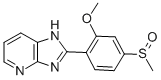 2-[2-METHOXY-4-(METHYLSULFINYL)PHENYL]-1H-IMIDAZO[4,5-B]PYRIDINE CAS#: 73384-60-8
