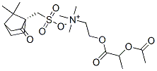 2-(2-acetyloxypropanoyloxy)ethyl-trimethyl-azanium, [(1S)-7,7-dimethyl -2-oxo-norbornan-1-yl]methanesulfonate CAS#: 73245-94-0