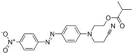 2-[(2-cyanoethyl)[4-[(4-nitrophenyl)azo]phenyl]amino]ethyl isobutyrate CAS#: 75908-85-9