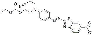 2-[(2-cyanoethyl)[4-[(6-nitrobenzothiazol-2-yl)azo]phenyl]amino]ethyl ethyl carbonate CAS#: 73384-65-3
