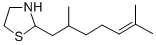 2-(2,6-Dimethyl-5-heptenyl)thiazolidine CAS#: 75606-42-7
