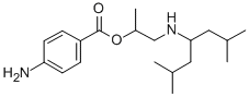 2-(2,6-Dimethylheptan-4-ylamino)-1-methylethyl=p-aminobenzoate CAS#: 73713-48-1