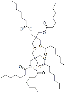 2-[[3-[(1-oxoheptyl)oxy]-2,2-bis[[(1-oxoheptyl)oxy]methyl]propoxy]methyl]-2-[[(1-oxoheptyl)oxy]methyl]propane-1,3-diyl bisheptanoate CAS#: 76939-66-7