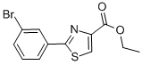 2-(3-BROMO-PHENYL)-THIAZOLE-4-CARBOXYLIC ACID ETHYL ESTER CAS#: 786654-97-5