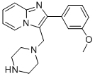 2-(3-METHOXY-PHENYL)-3-PIPERAZIN-1-YLMETHYL-IMIDAZO[1,2-A]PYRIDINE CAS#: 727977-40-4