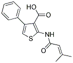2-[(3-METHYLBUT-2-ENOYL)AMINO]-4-PHENYLTHIOPHENE-3-CARBOXYLIC ACID CAS#: 743453-44-3
