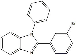 2-(3-bromophenyl)-1-phenyl-1H-benzimidazole CAS#: 760212-40-6