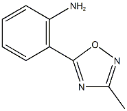 2-(3-methyl-1,2,4-oxadiazol-5-yl)aniline CAS#: 76629-36-2