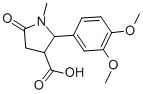 2-(3,4-DIMETHOXYPHENYL)-1-METHYL-5-OXO-3-PYRROLIDINECARBOXYLIC ACID CAS#: 75810-49-0